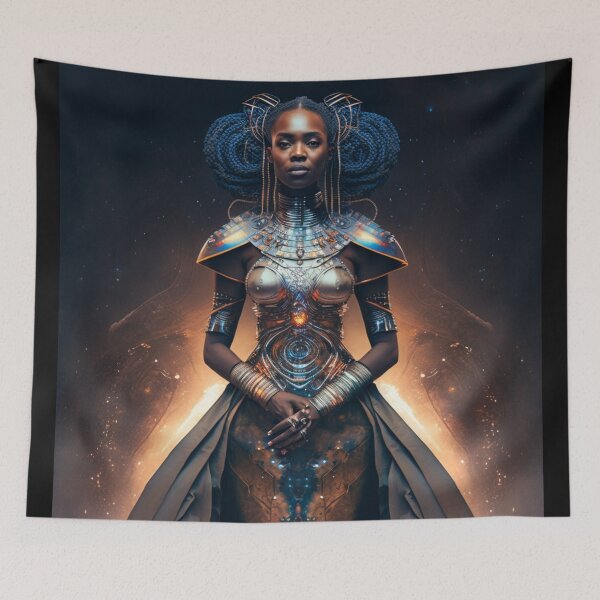 Item preview, Let yourself be carried away by the imagination with our collection of Afrofuturistic designs designed and sold by BeerBot.