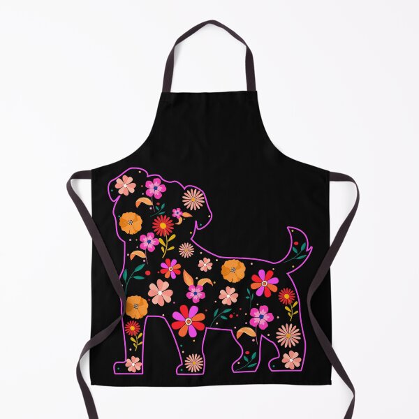 Item preview, pug flower dog lover design cute pug floral gift designed and sold by alaechamlal.