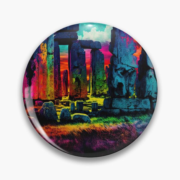 Item preview, Salisbury Plain - Stonehenge v1 (no text) designed and sold by ai-datamancer.