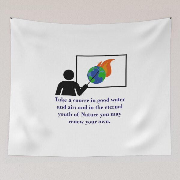 Item preview, Take A Course In Good Water - Climate Change Quote  designed and sold by CrankyOldDude.