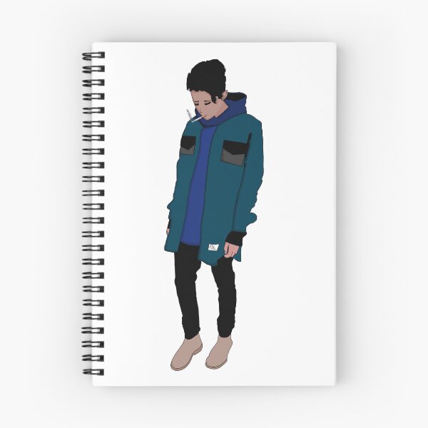 Item preview, Smoking anime guy designed and sold by InsomniaInk.