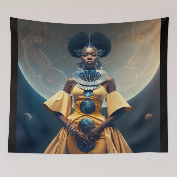 Item preview, Let yourself be carried away by the imagination with our collection of Afrofuturistic designs designed and sold by BeerBot.