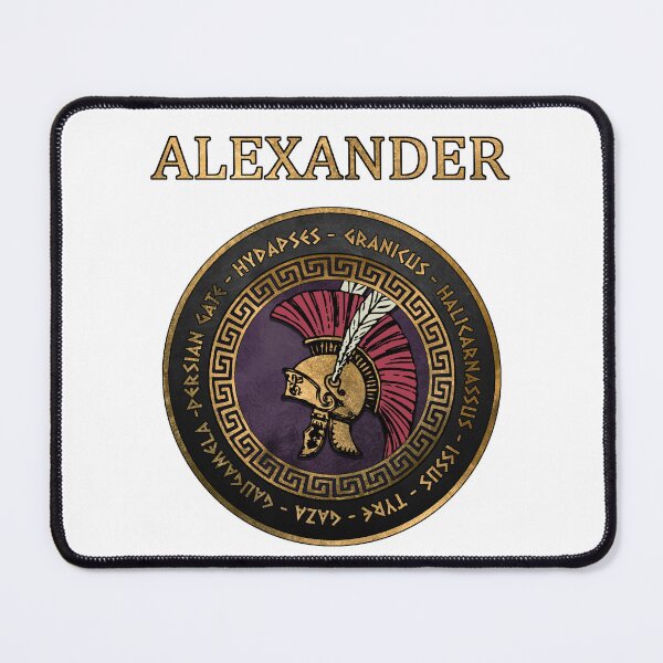 Item preview, Alexander the Great Famous Battles Hetairoi Hellenic Helmet Symbol designed and sold by Agema Apparel.