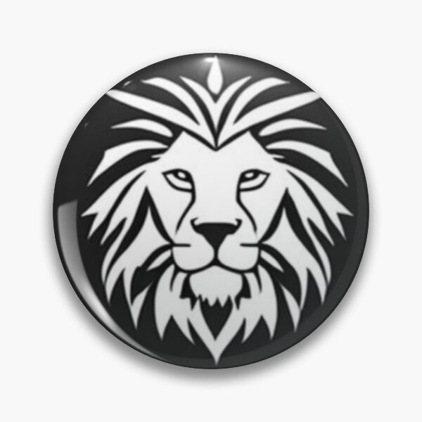 Item preview, león bw minimalista designed and sold by BeBetterDaily.