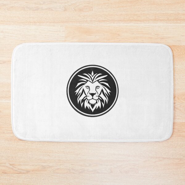 Item preview, león bw minimalista designed and sold by BeBetterDaily.