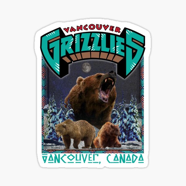  Vancouver Grizzlies Sticker NBA Officially Licensed Vinyl Decal  Laptop Water Bottle Car Scrapbook (Vintage Sheet) : Sports & Outdoors