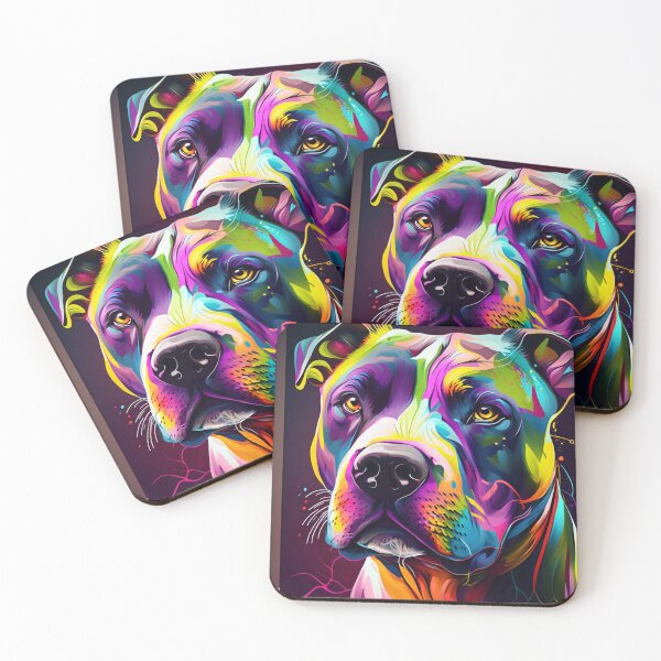 Item preview, Abstract Pittie Series (1) designed and sold by Pittie Dog Club.