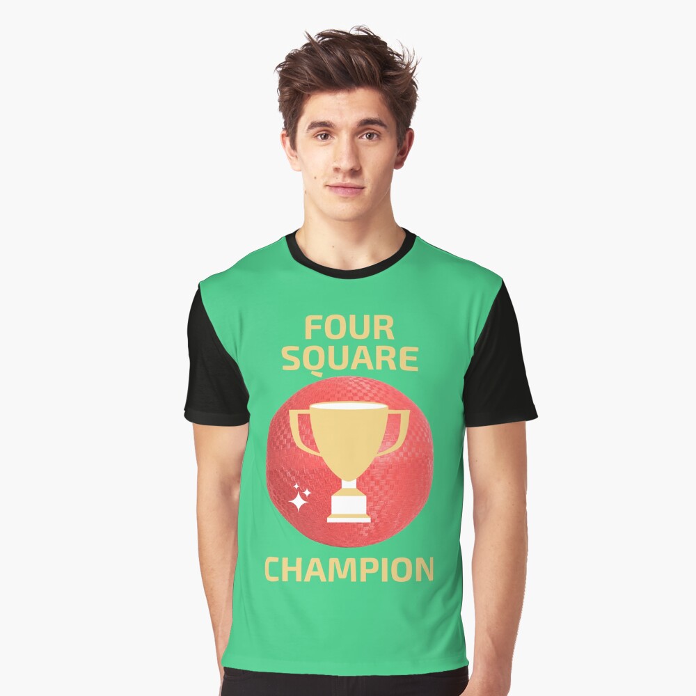 Four Square Champion TShirt for 4 Square Players