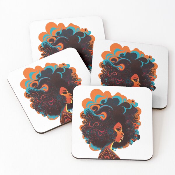 Item preview, Black Power Beauty 70's designed and sold by MerinoArt.