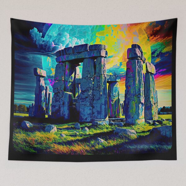 Item preview, Salisbury Plain - Stonehenge v2 designed and sold by ai-datamancer.