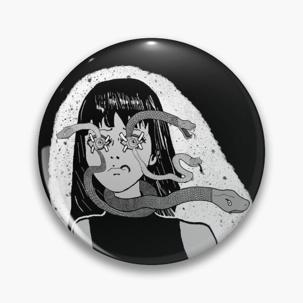 Item preview, Scary snake eye girl designed and sold by InsomniaInk.