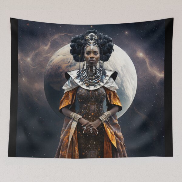 Item preview, Let yourself be carried away by the imagination with our collection of Afrofuturistic designs designed and sold by BeerBot.
