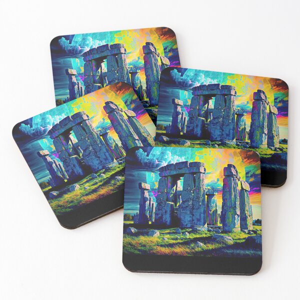 Item preview, Salisbury Plain - Stonehenge v2 (no text) designed and sold by ai-datamancer.