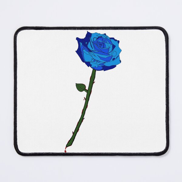 Artikelvorschau, Blaue blutige Rose entworfen und verkauft von InsomniaInk.