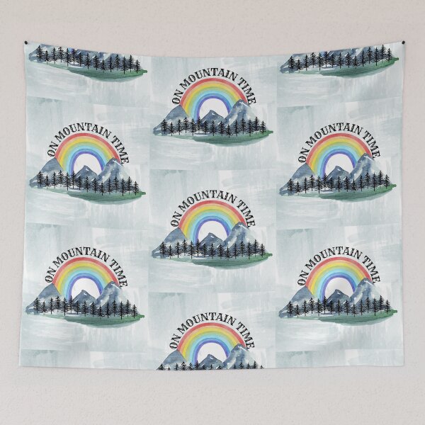 Item preview, On Mountain Time designed and sold by LifeNonchalant.