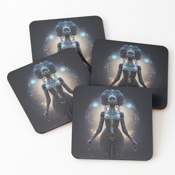 Aperçu de l'œuvre Let yourself be carried away by the imagination with our collection of Afrofuturistic designs créée et vendue par BeerBot.