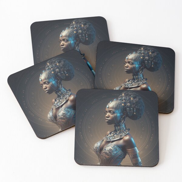 Aperçu de l'œuvre Let yourself be carried away by the imagination with our collection of Afrofuturistic designs créée et vendue par BeerBot.