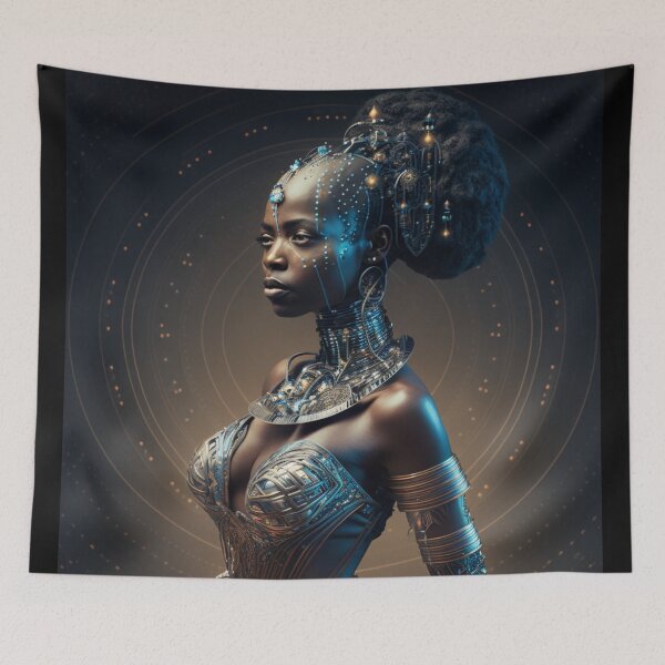 Item preview, Let yourself be carried away by the imagination with our collection of Afrofuturistic designs designed and sold by BeerBot.