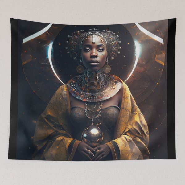 Item preview, Let yourself be carried away by the imagination with our collection of Afrofuturistic designs designed and sold by BeerBot.