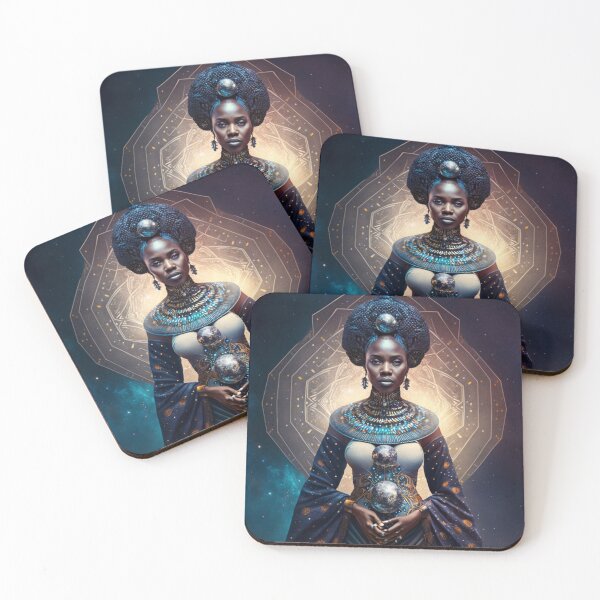 Aperçu de l'œuvre Let yourself be carried away by the imagination with our collection of Afrofuturistic designs créée et vendue par BeerBot.