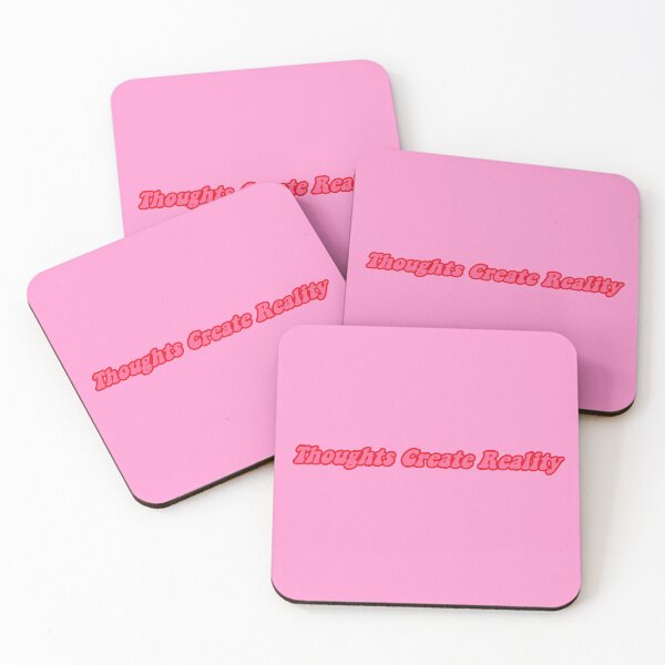 Item preview, Thoughts Create Reality Hot Pink designed and sold by WindwheelAster.