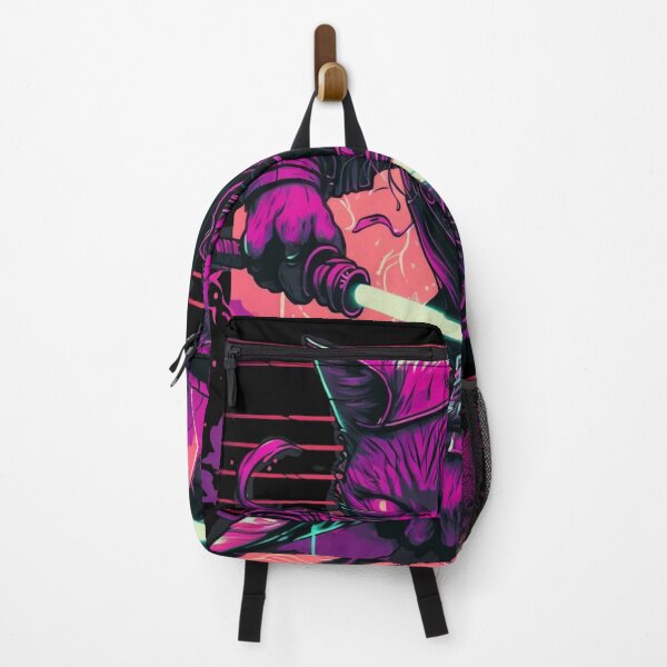 Item preview, Cat Samurai Synthwave designed and sold by pedrogag.
