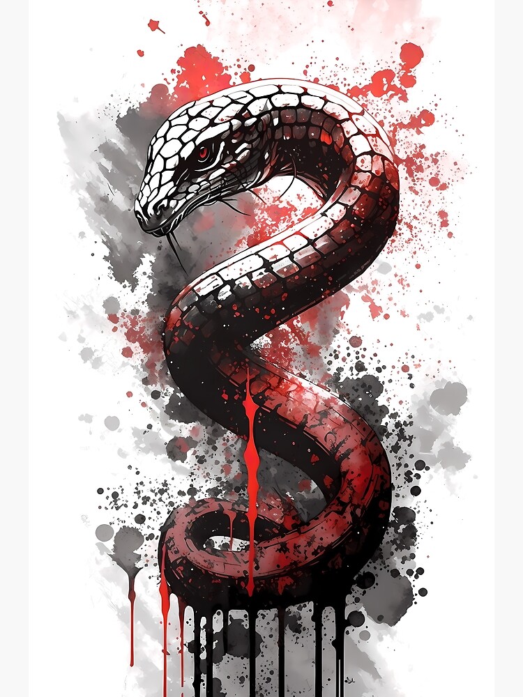 Snake Skin Art Print by Siede Preis 