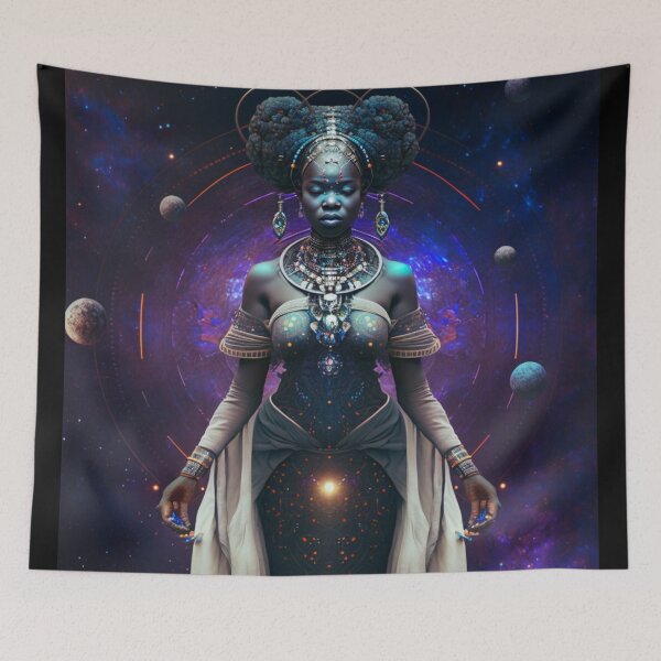 Item preview, Let yourself be carried away by the imagination with our collection of Afrofuturistic designs designed and sold by BeerBot.