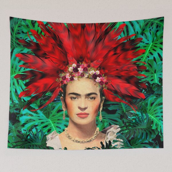 Item preview, Frida Kahlo Feathers designed and sold by Muycote.