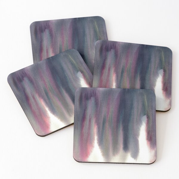 Item preview, Purple gray watercolor gravity painting designed and sold by The kitschy Citrus.
