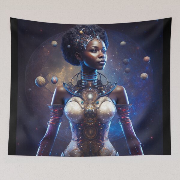 Item preview, Let yourself be carried away by the imagination with our collection of Afrofuturistic designs designed and sold by BeerBot.