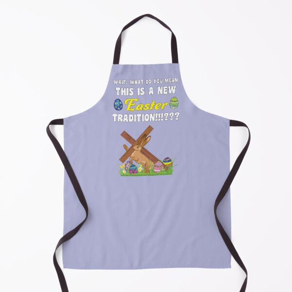 Item preview, Easter, surprised easter bunny with wooden cross and Easter eggs designed and sold by StencilMyst ..