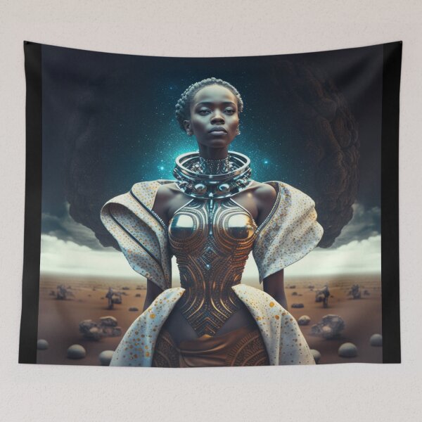 Item preview, Let yourself be carried away by the imagination with our collection of Afrofuturistic designs designed and sold by BeerBot.