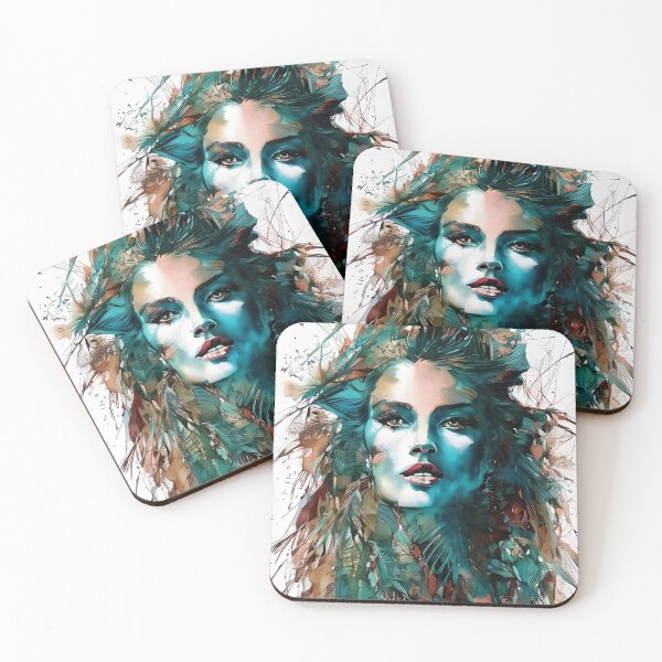 Item preview, Stunning watercolor of a Woman designed and sold by The-Hist-Image.
