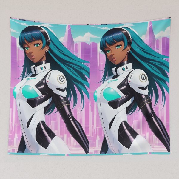 Item preview, The Gworl With Magic Ways | Black Anime Girl designed and sold by blackanimemecca.