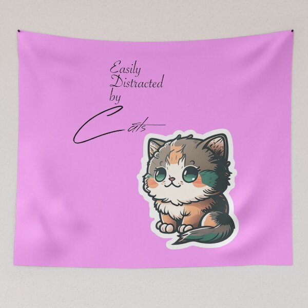 Item preview, Distracted by Cats designed and sold by UrbanChillz.