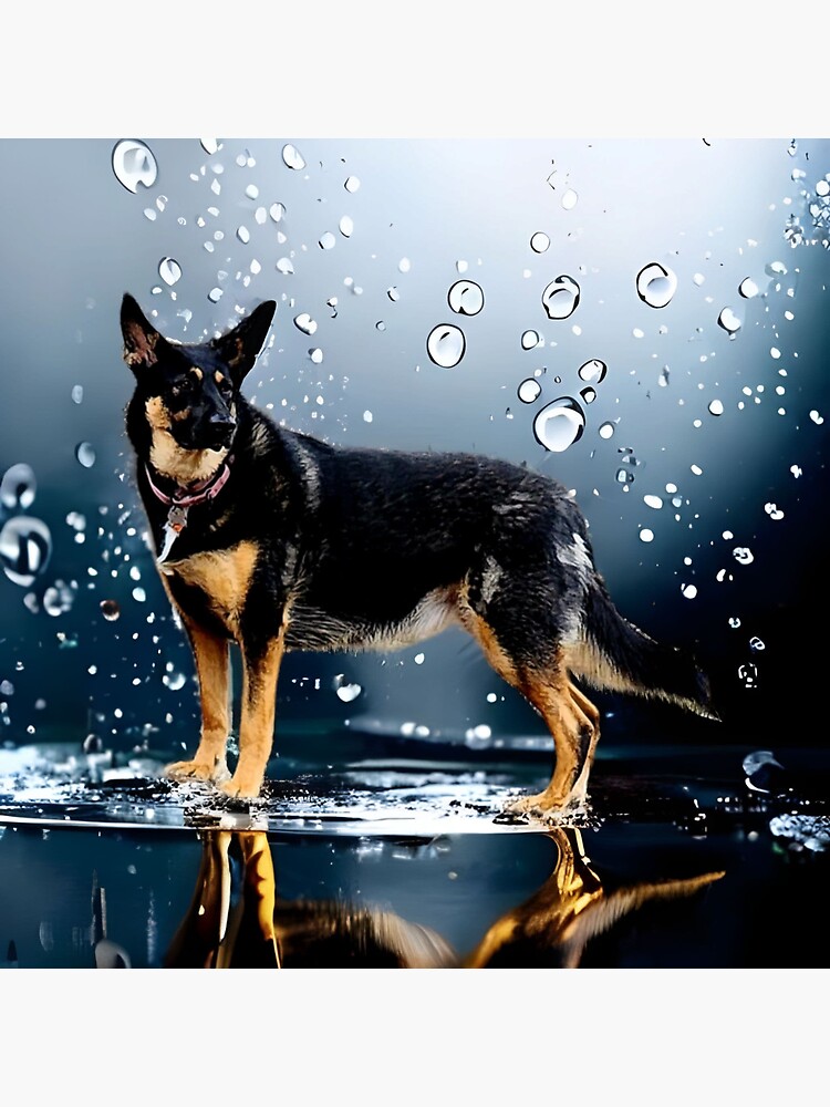 German sales shepherd water