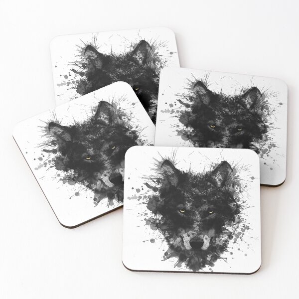 Item preview, Black Villalobos Wolf Art designed and sold by Ivankahl3D.