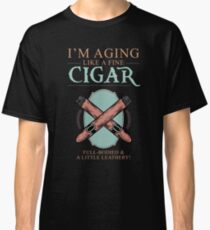 Fine Cigar Gift | Cigar Gift For Men | Cigar Gift For Him | Cigar Gift for Dad | Unique Cigar Gifts | Cigar Shirt | Birthday Cigar Gift | Cigar Lovers Classic T-Shirt