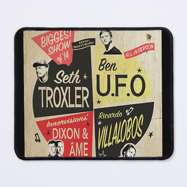 Item preview, Fabric 15th Birthday Weekend Poster London Ben UFO Seth Troxler Dixon Are Ricardo Villalobos designed and sold by Ivankahl3D.