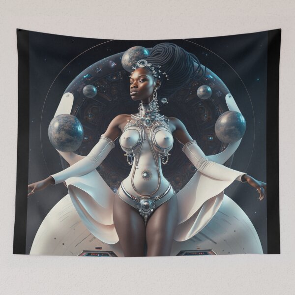 Item preview, Let yourself be carried away by the imagination with our collection of Afrofuturistic designs designed and sold by BeerBot.