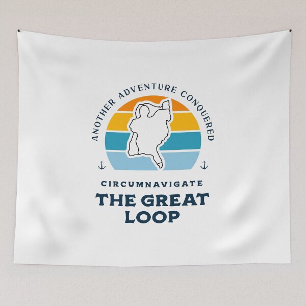 Item preview, The Great Loop Challenge Looper Another Adventure Conquered designed and sold by Uppercase Tees.