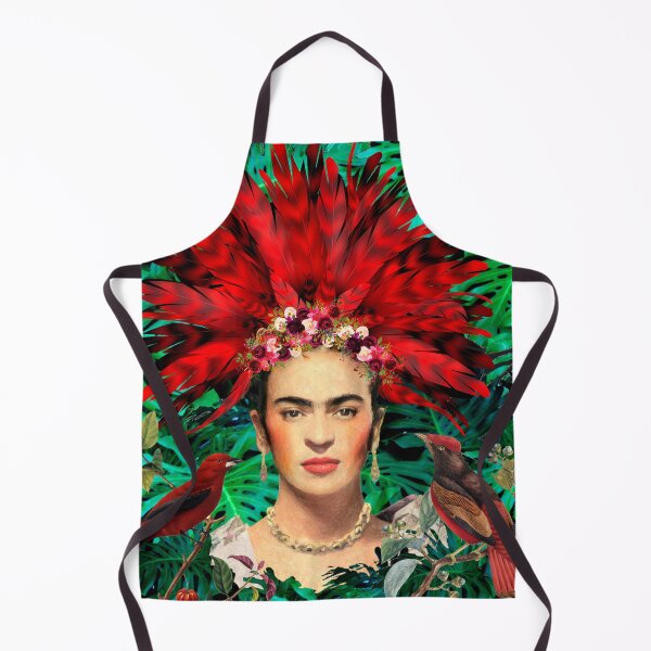 Item preview, Frida Kahlo Red Feathers designed and sold by Muycote.