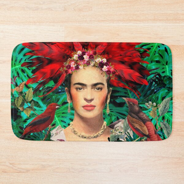 Item preview, Frida Kahlo Red Feathers designed and sold by Muycote.
