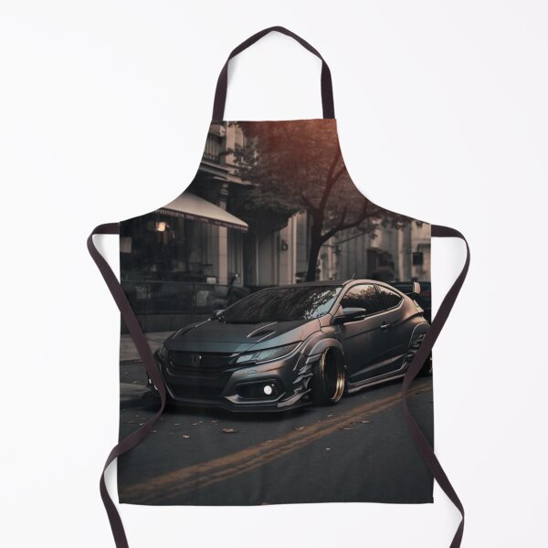 Item preview, Feel the Autumn Vibes with a Metallic Honda Civic on the Street designed and sold by DaniFantasy.