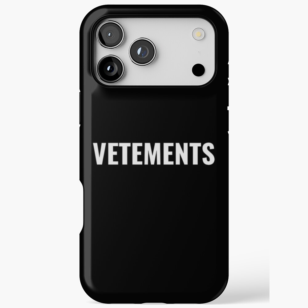 iPhoneケース VETEMENTS - VETEMENTS VEAL LOGO IPHONE CASE X/XS VETEMENTS Logo Iphone 11 Pro Case | Black | FARFETCH