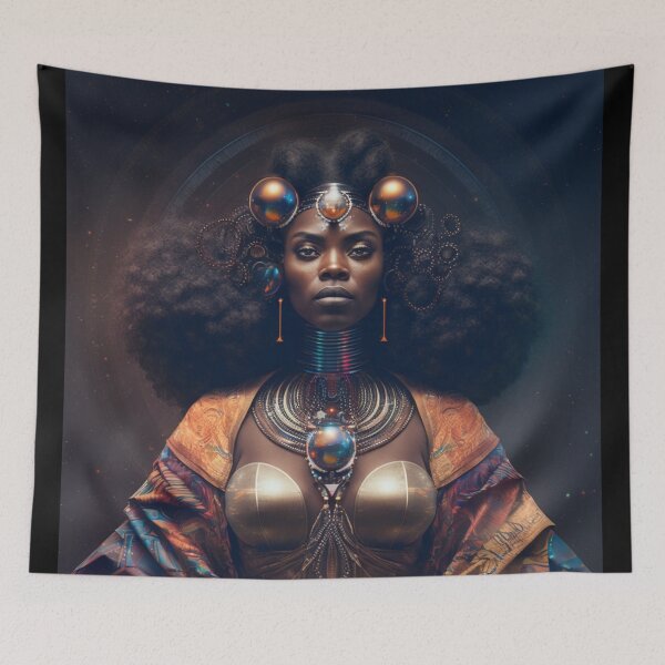 Item preview, Let yourself be carried away by the imagination with our collection of Afrofuturistic designs designed and sold by BeerBot.