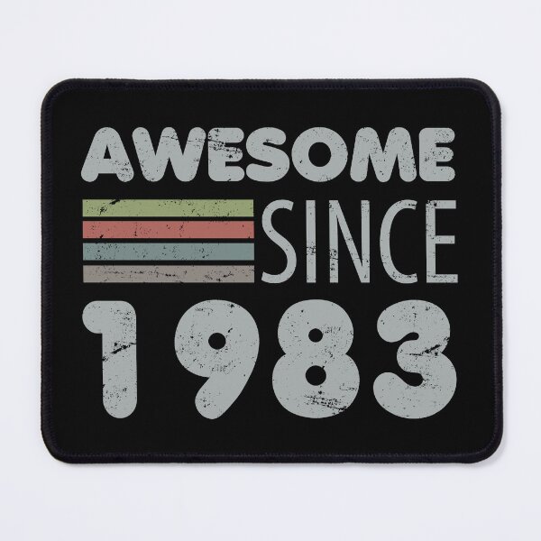 Item preview, Awesome Since 1983 40th Birthday designed and sold by thepixelgarden.