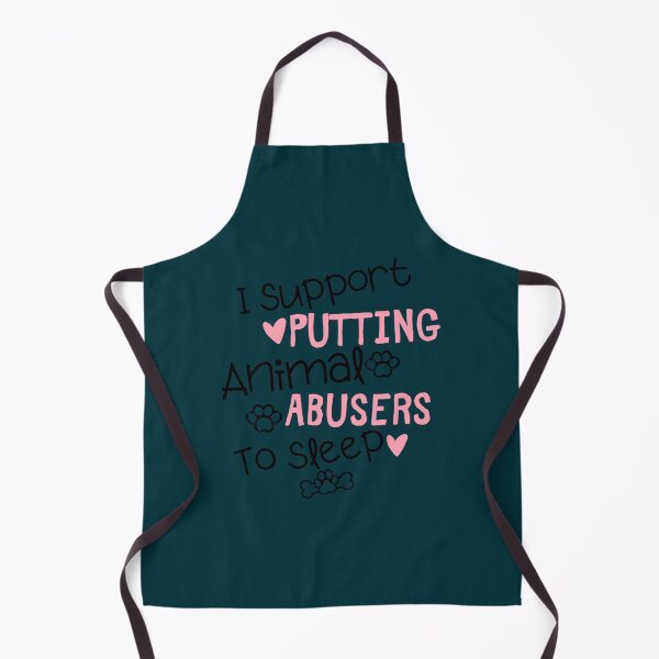 Item preview, Cute I support putting animal abusers to sleep - pets lover designed and sold by TheLonelyPixels.