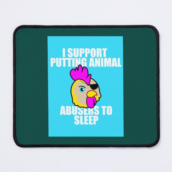 Item preview, I Support Putting Animal Abuser to Sleep - Graphic Design - FUNNY designed and sold by TheLonelyPixels.